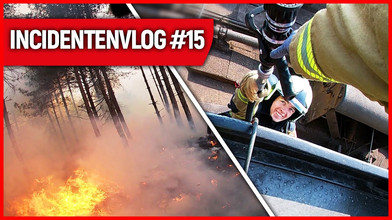 Bosbrand & brand op schip | Brandweervloggers Rick & Richard | Incidentenvlog #15