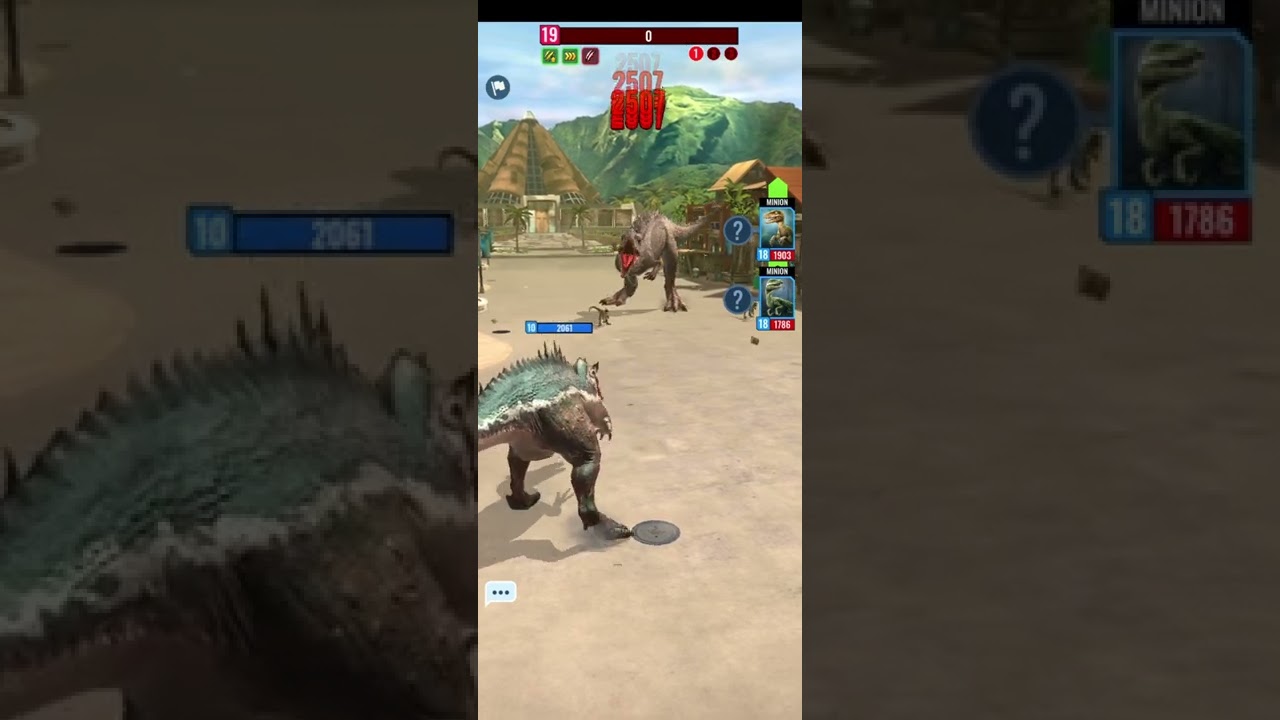 Bleed glitch Jurassic World Alive