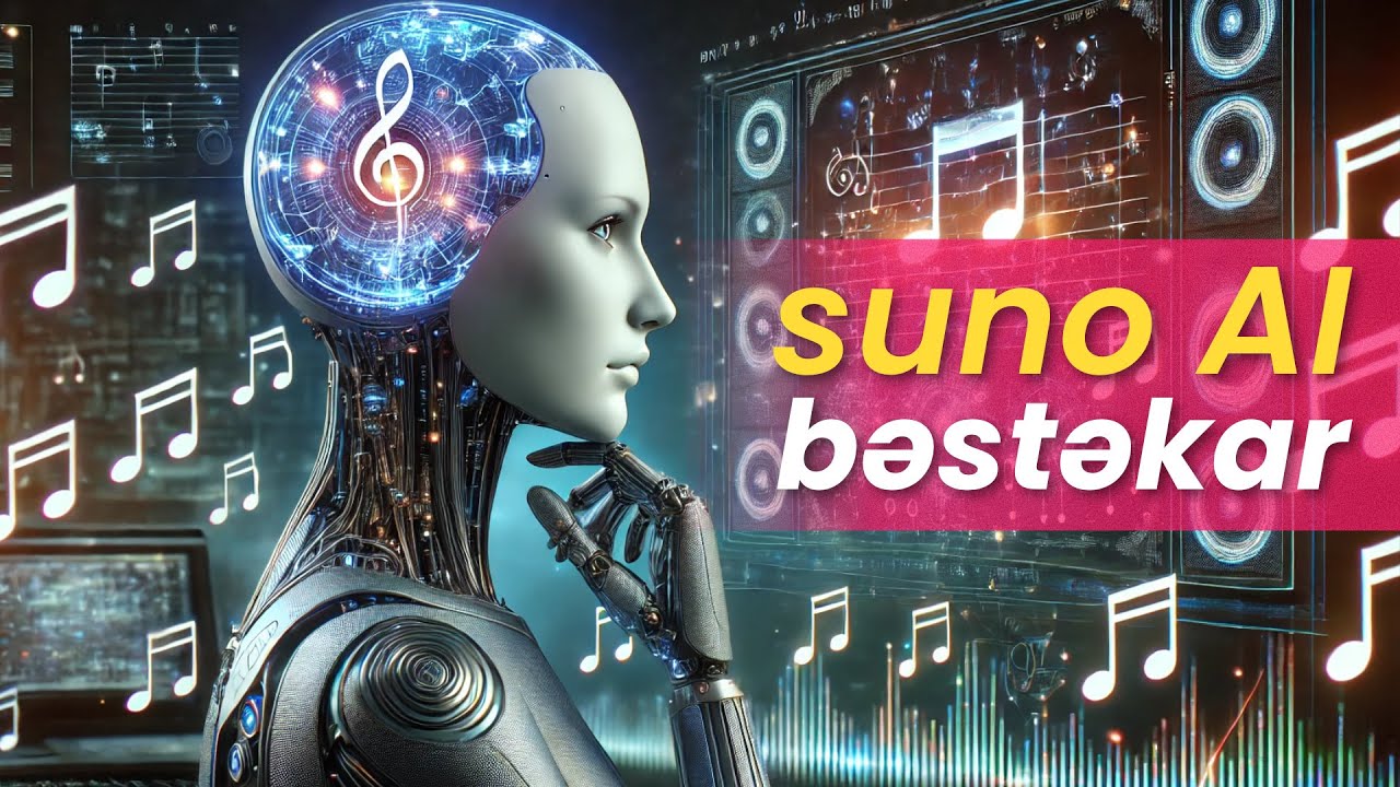 Bəstəkar süni intellekt | SUNO AI | musiqi bəstələyən intellekt | AI & Music Composing #kody_az