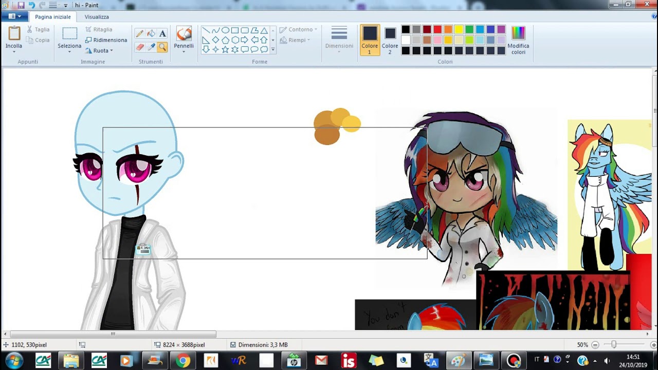 Speedpaint M L P Rainbow Factory EqG