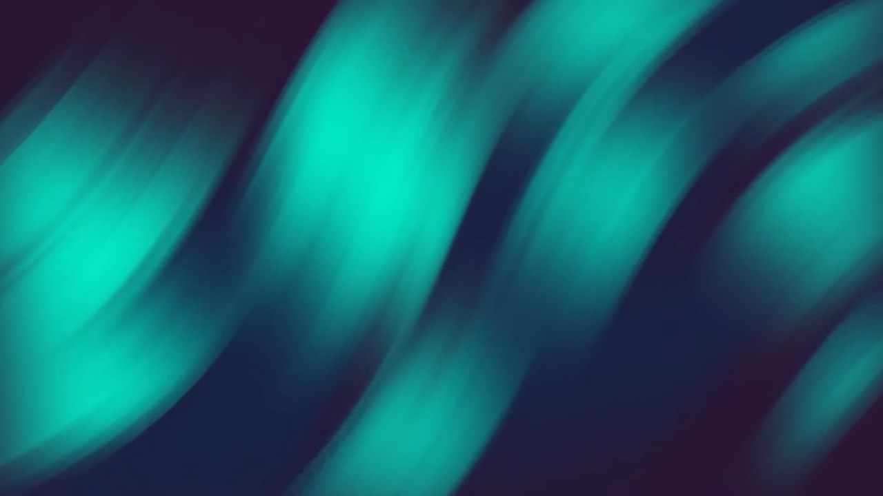 1 HOUR: Flowing Aqua Light Streams Loop