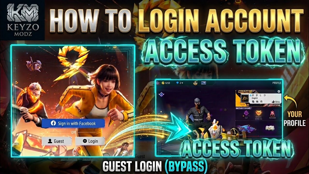 Free Fire access Token To Login Tutorial 2026 | Full Setup Guide (Shizuku + Keyzo Modz)