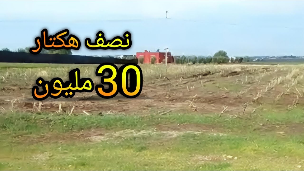 همزةة نصف هكتار 30 مليون في احسن موقع على طريق