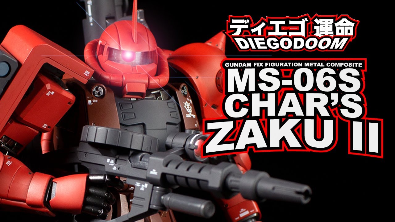 Gundam Fix Figuration Metal Composite MS-06S Char's  Zaku II Review