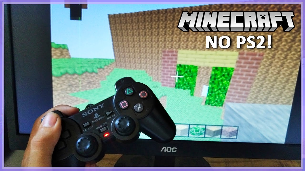 Testei o Minecraft de PS2 [Não é mod]
