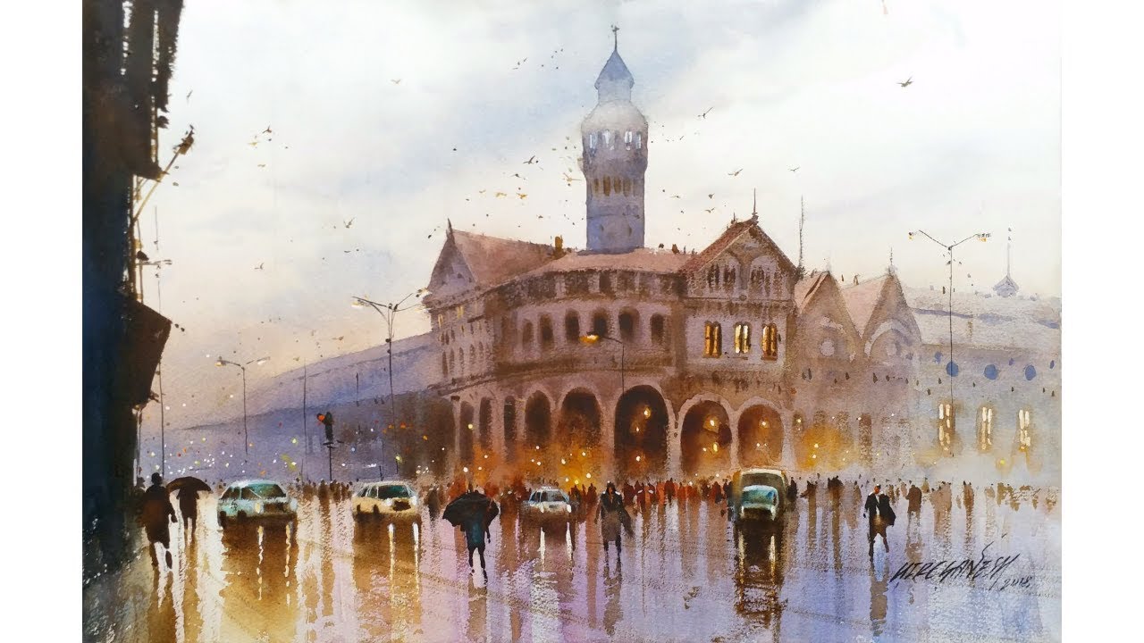 Crawford Market, Mumbai | Rainy Cityscape | Ganesh Hire