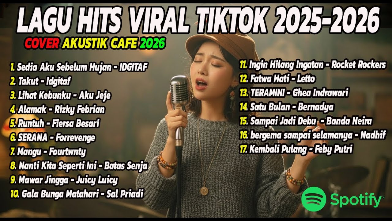 Top Hits Pop Indonesia 2026 🎧 Lagu Akustik Cafe Paling Viral  | Sedia Aku Sebelum Hujan - idgitaf
