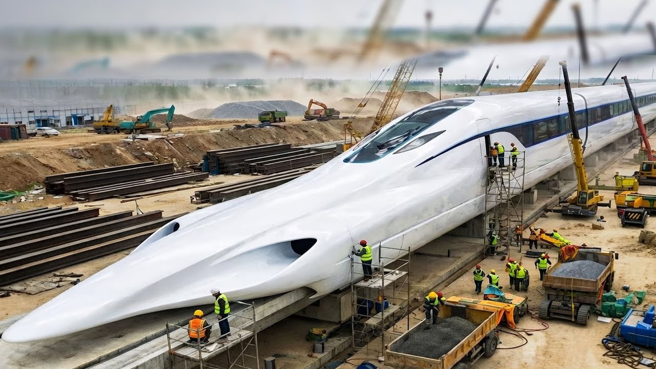 China Construyó una Fábrica del Tamaño de una Ciudad para Trenes Bala (Nadie Puede Competir)