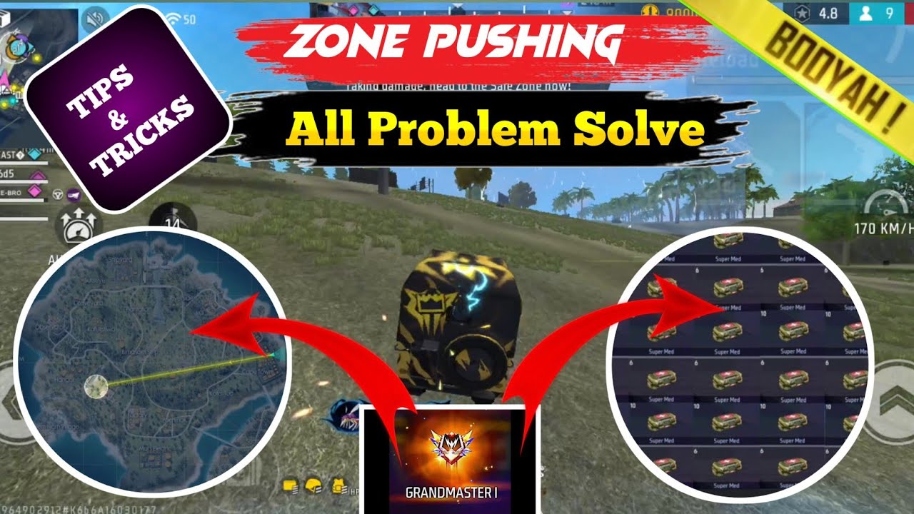 (After Update) Amazing Zone Push Character Combo |Zone Push Tips and tricks |Zone Push Problem Solve