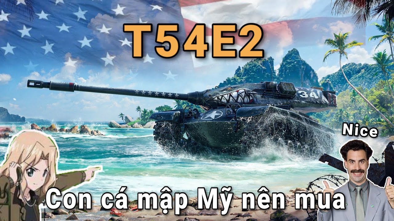 T54E2 - Con cá mập đáng đồng tiền bát gạo của Mỹ / World Of Tanks Blitz / Wot Blitz / Wotb