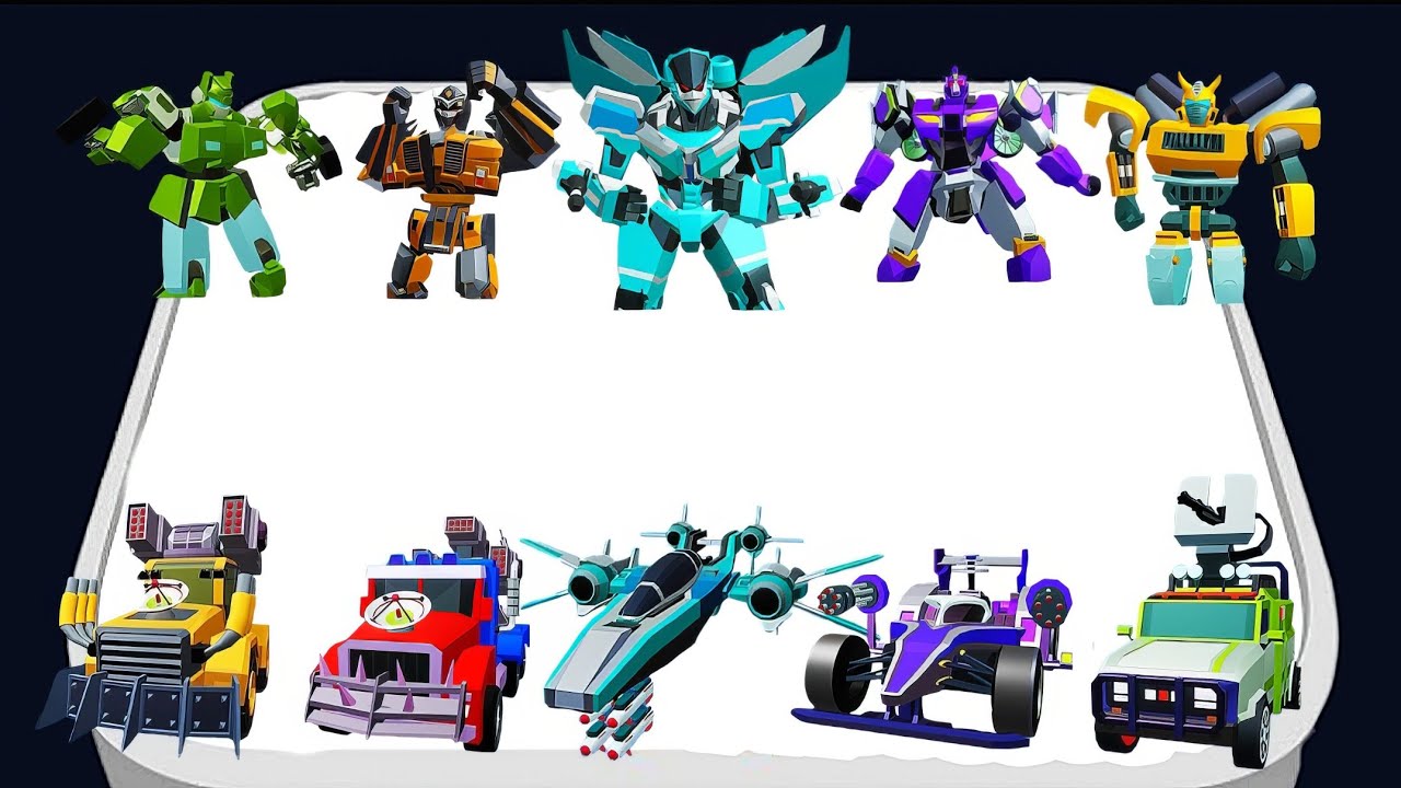 MAX LEVEL - Merge Robot Master: Car Games ⚜️ Merge Master