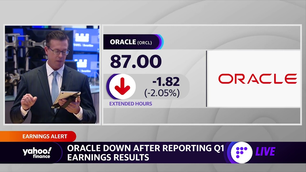 Oracle stock slips after Q1 revenue miss