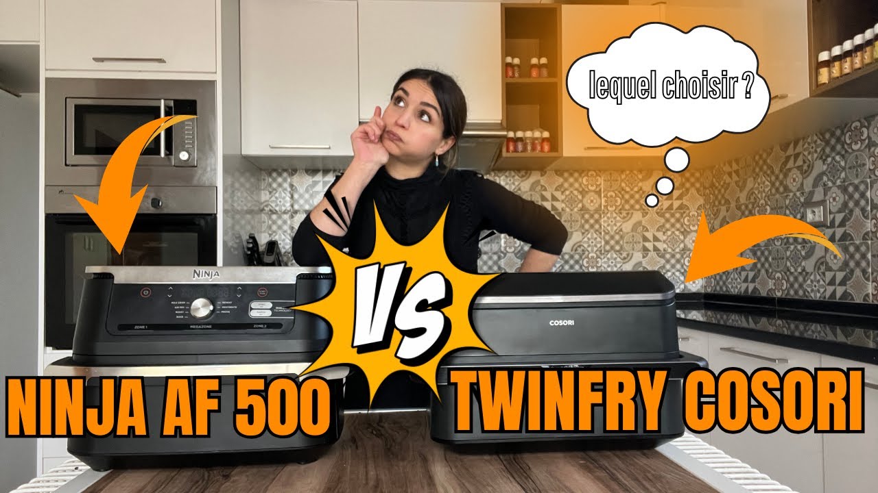 LA QUESTION LA PLUS FRÉQUENTE🤯🤯: LEQUEL CHOISIR/ AIRFRYER COSORI TWINFRY OU NINJA AF500❓❓‼️