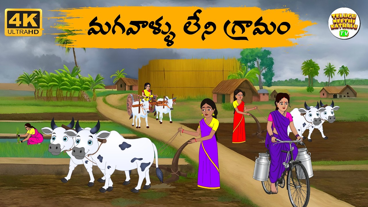 Telugu Stories - మగవాళ్ళు లేని గ్రామం - Telugu Moral Stories | Telugu Neethi Kathalu Tv