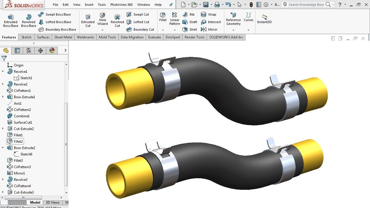 Hose Clamp - SolidWorks Assembly