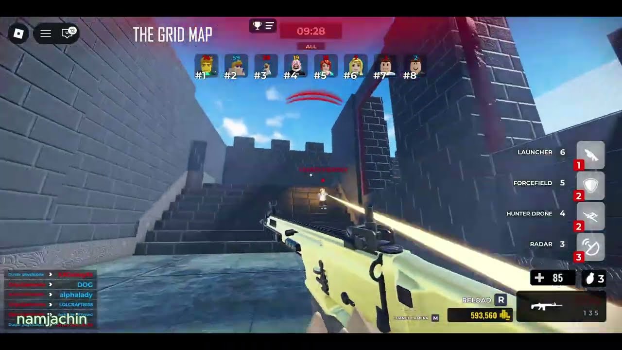 Roblox Gunfight Arena - The Grid Map