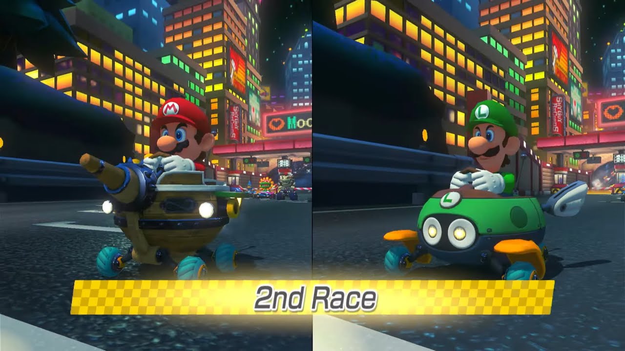 Mario Kart 8 Deluxe | Mario Vs Luigi | 2 Player | Wave 5 Tracks