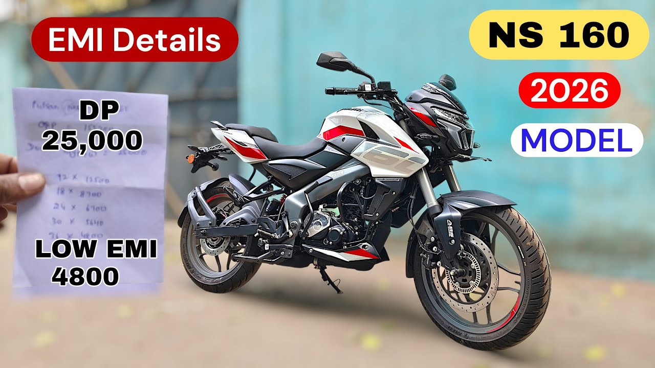 New Bajaj Pulsar Ns 160 Model 2026 Delhi Price Detail | Down Payment💰 Loan Details🔥 EMI