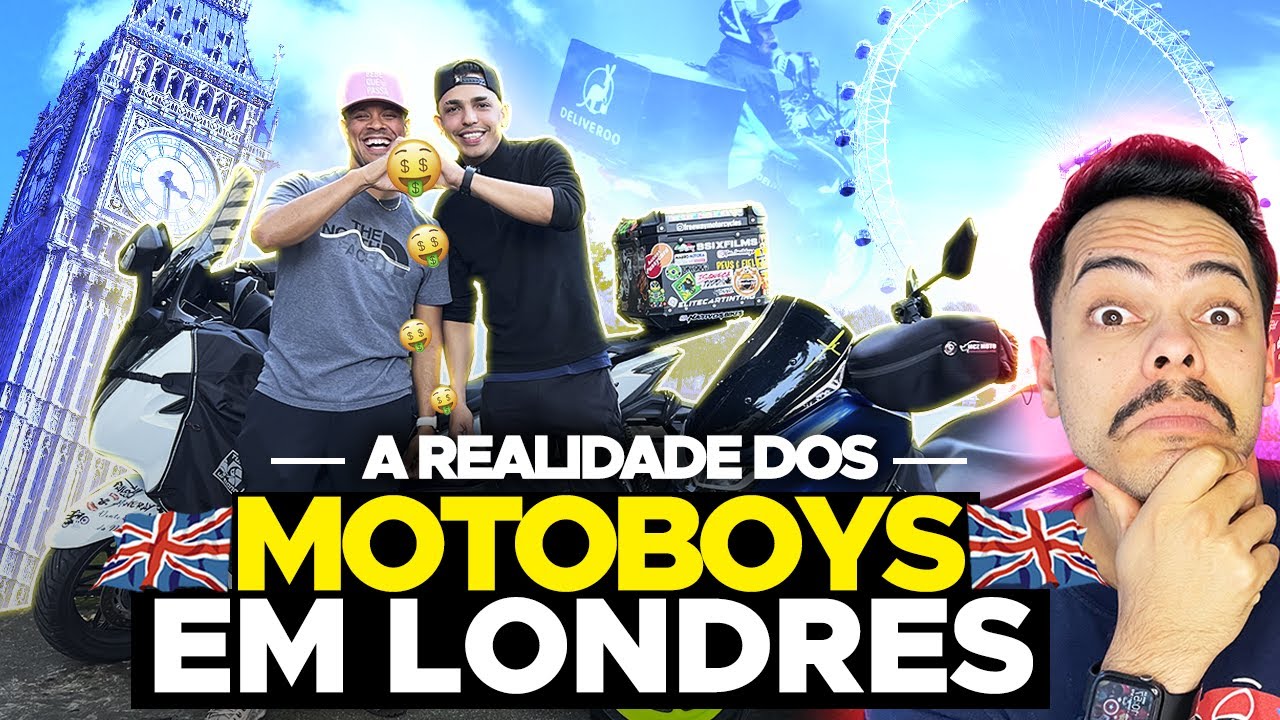 QUANTO GANHA UM MOTOBOY EM LONDRES? VALE A PENA?