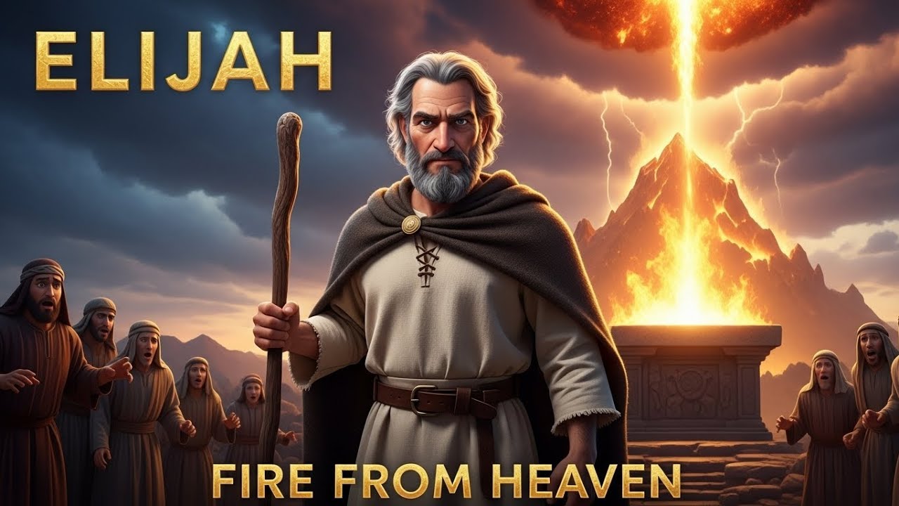 One Man vs 450 Prophets "God or Baal who will You Serve?" God of Elijah God of Fire! A Bible Story