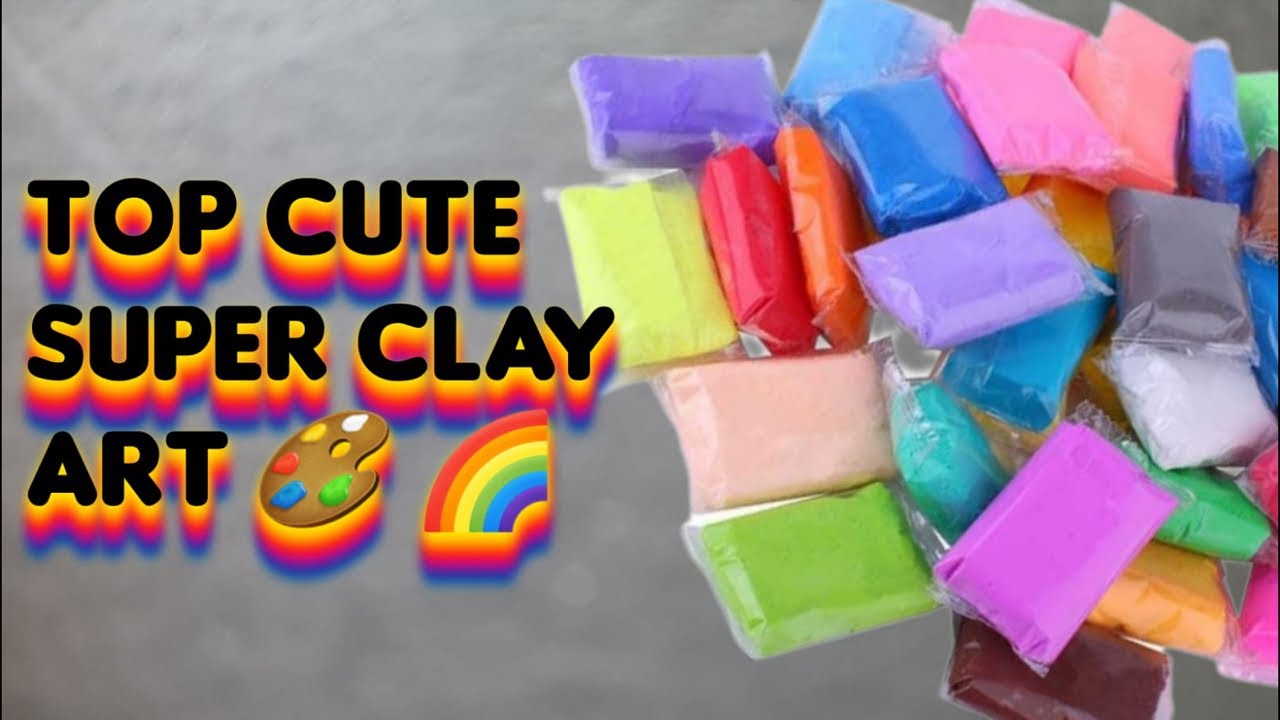 Top cute super clay art ideas 🌈| Trending clay art ideas 🎨