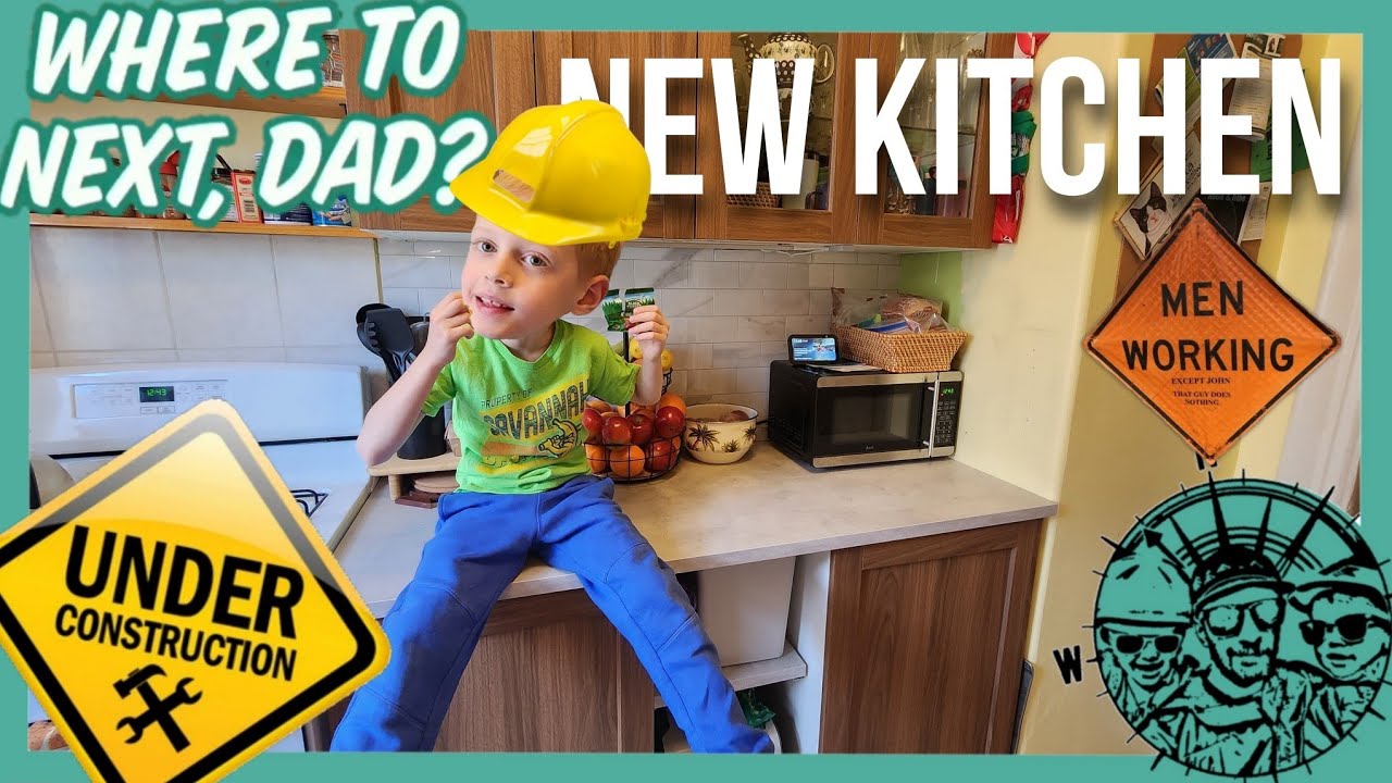 🧭 Installing New Kitchen | Renovation of our old kitchen