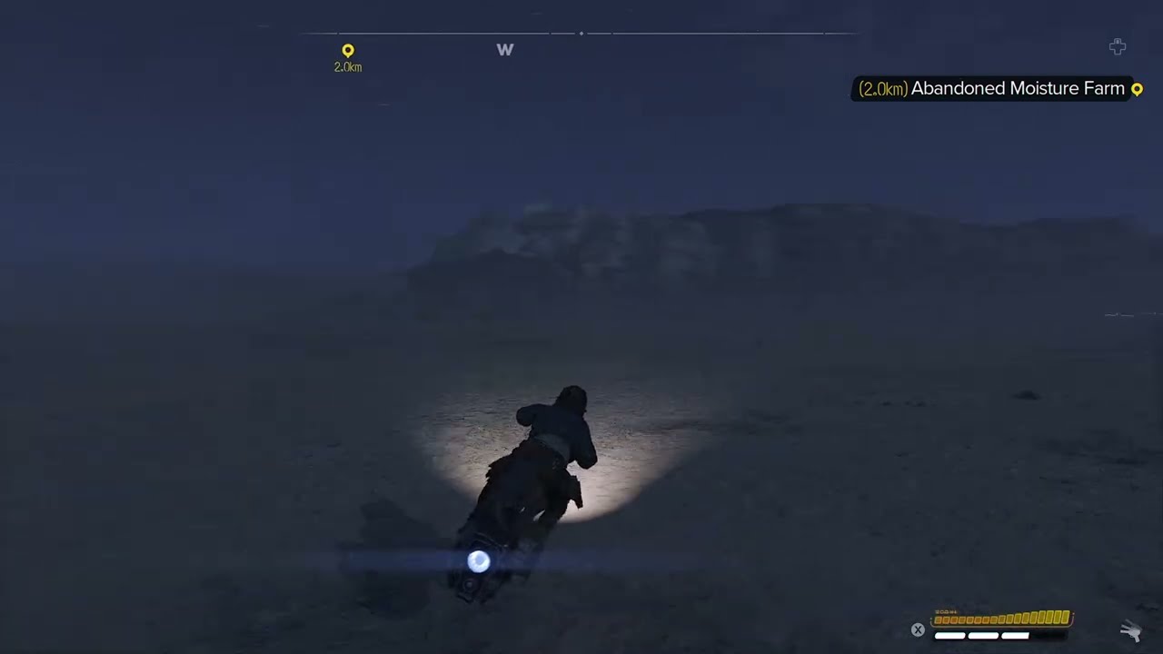 Star Wars Outlaws: Flying off the speeder bike