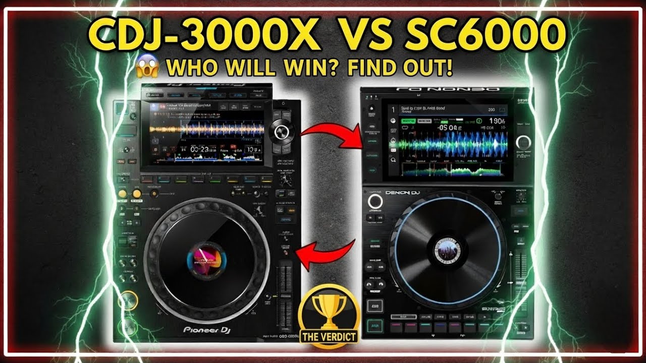 AlphaTheta CDJ-3000X VS Denon DJ SC6000 - Feature comparison 
