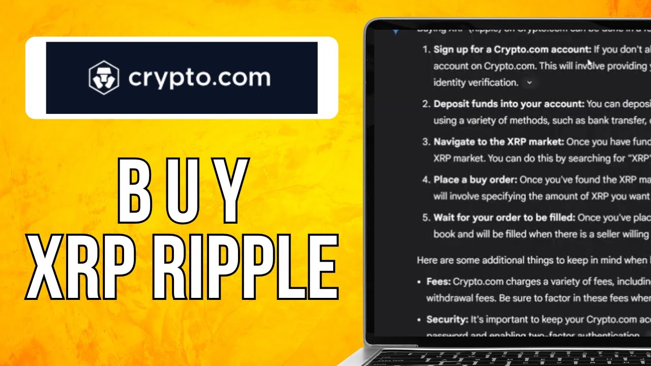 How To Buy XRP (Ripple) On Crypto.Com (2025) No-Fuss Tutorial
