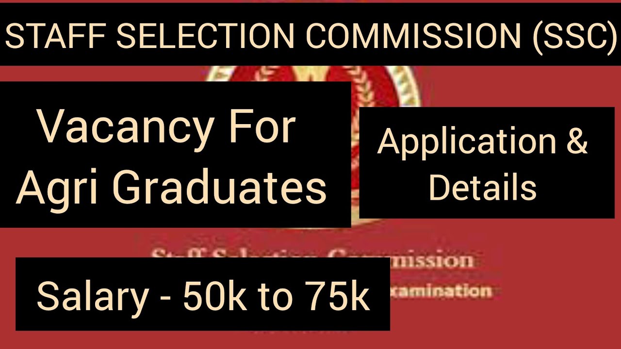SSC AGRI EXAM - 2025 || Agri Graduates & Details|| #ssc #agriexam #aspirants #syllabus #pattern