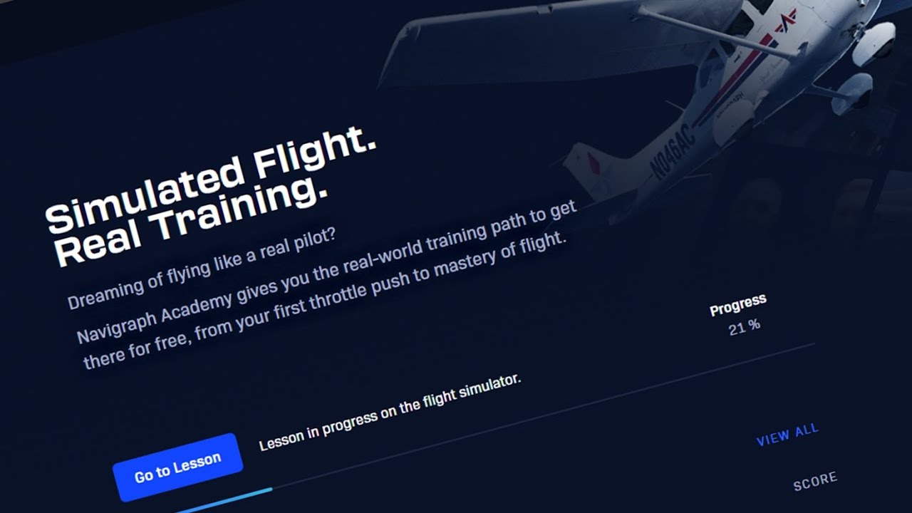 Live stream Navigraph Academy PPL Course in Flight Simulator 2024