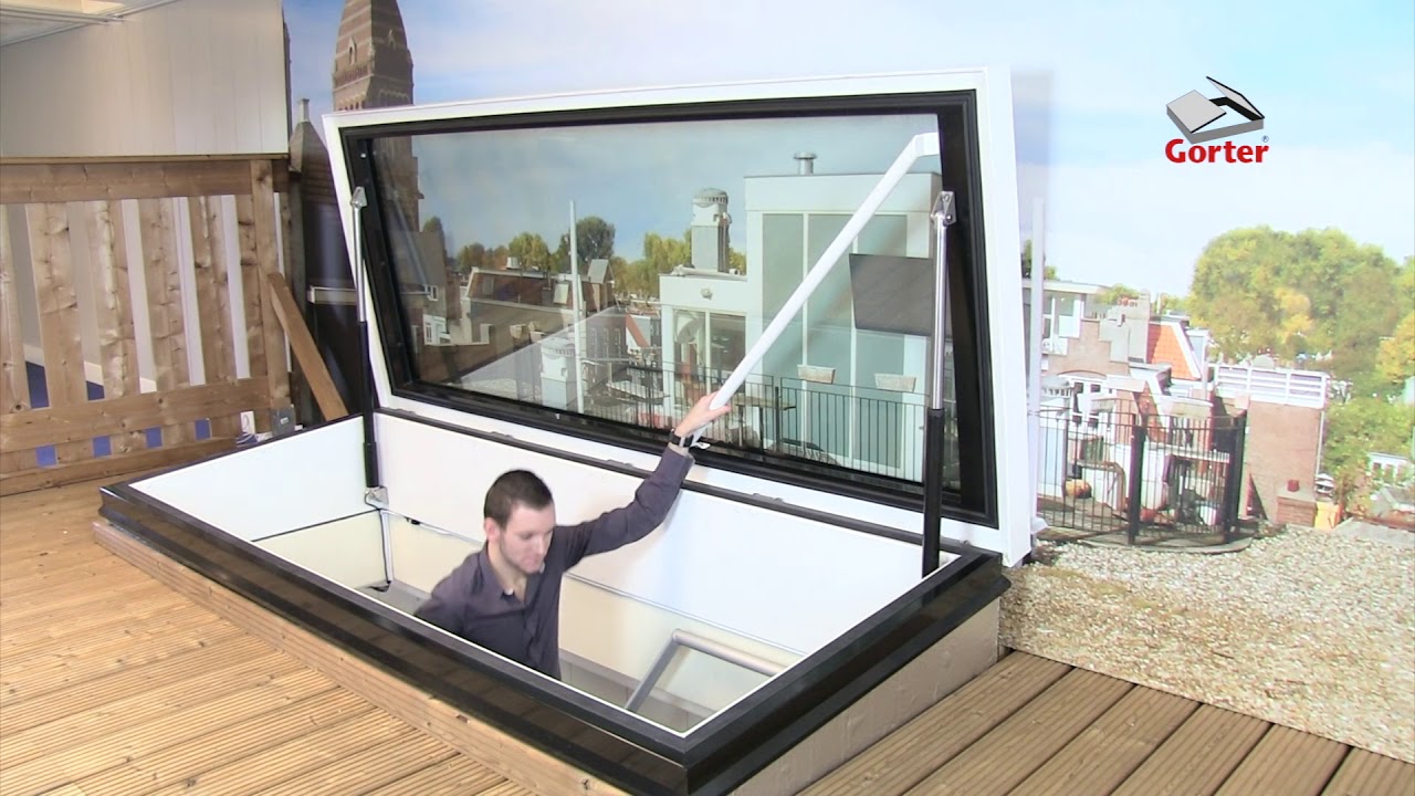 Gorter Dachausstiege - Dachausstieg mit Glas