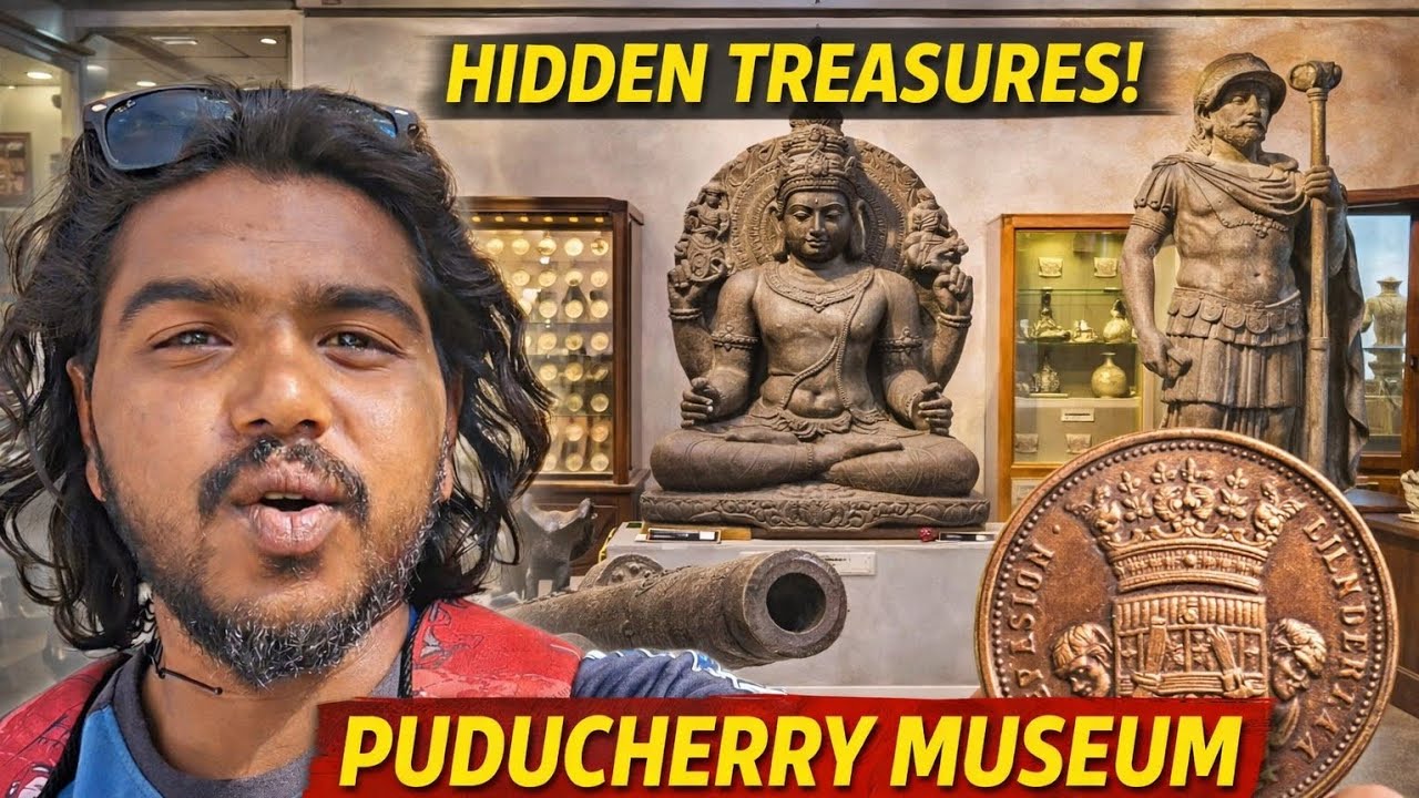 Inside Puducherry Museum 🏛️ Hidden Secrets of French India You Must See!
