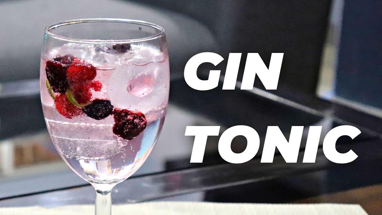 Gin Tonic FRUTOS ROJOS (Tutorial Cómo preparar GIN TONIC) | El ChéFerruz