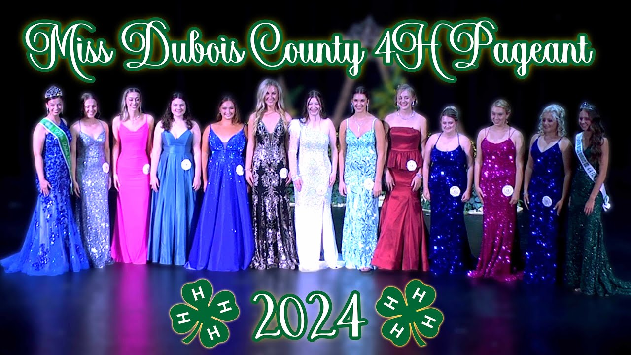 2024 Miss Dubois County 4H Queen's Pageant