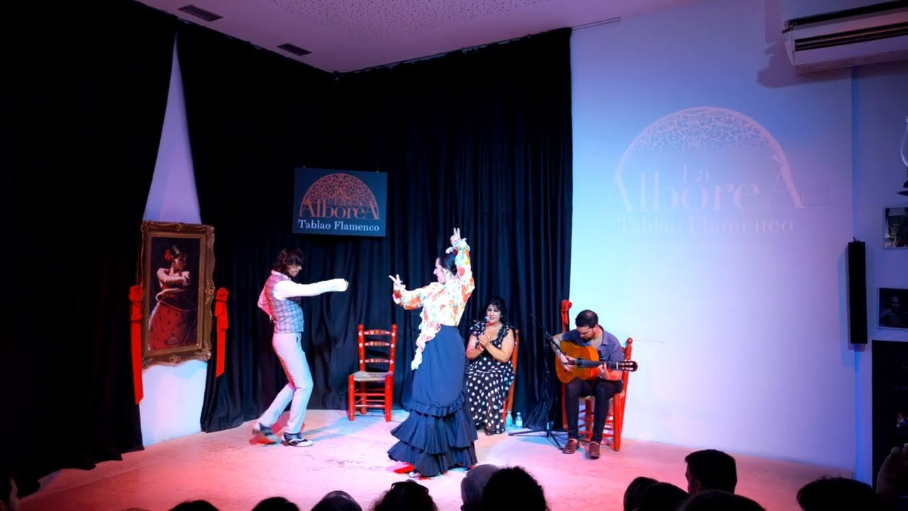 Flamenco Show in La Albore&aacute; Granada-The best flamenco tablao in Granada #Spain🇪🇸🇪🇸🇪🇸 4K Video
