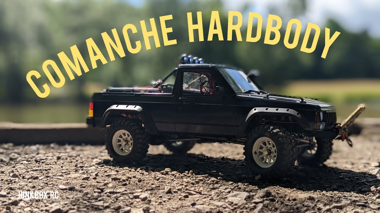 first run with the injora Jeep Comanche hardbody 1/10 with @Pezzapoo and the gang