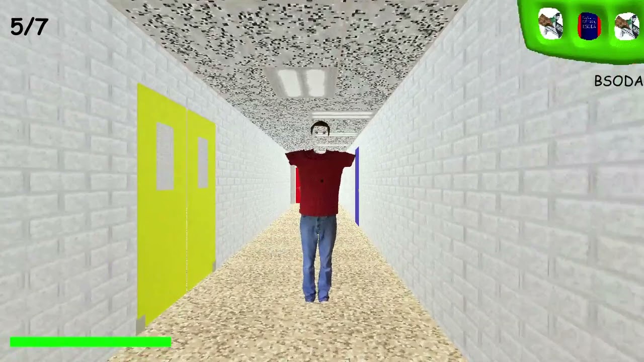NULL Style in Baldi's Basics 1.2.2 Classic Mod