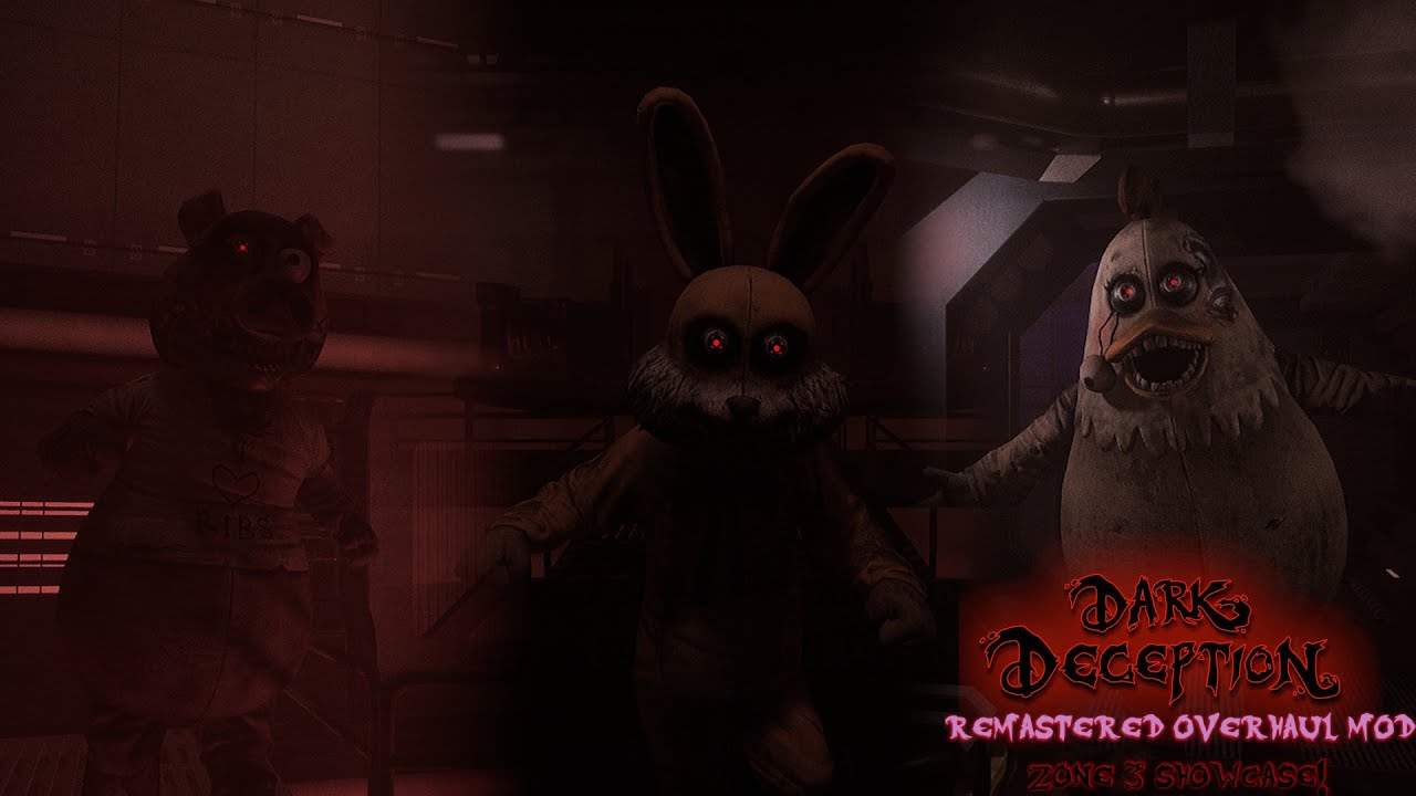 Dark Deception Remastered Overhaul: Mascot Mayhem Zone 3 Showcase!