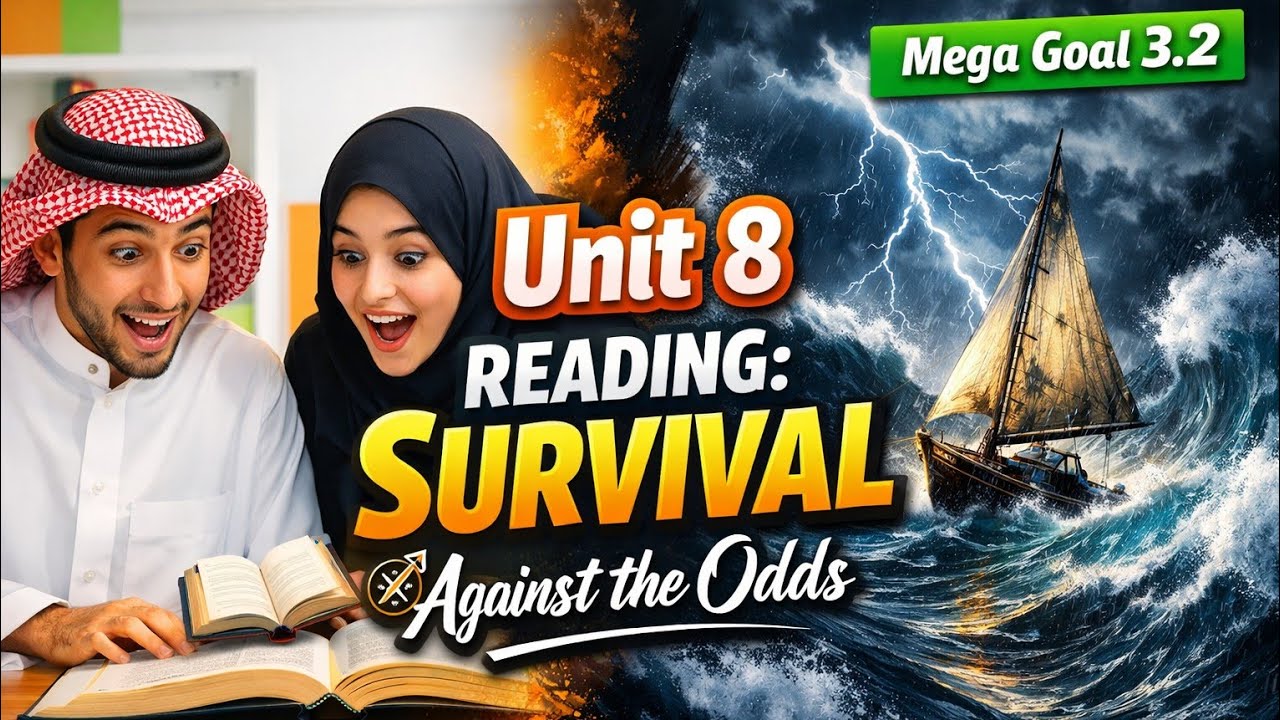🚀 Survival Against The Odds | Mega Goal 3.2 Unit 8 Reading | 🌊 ❄️ The Man Who Hibernated for 24 Days