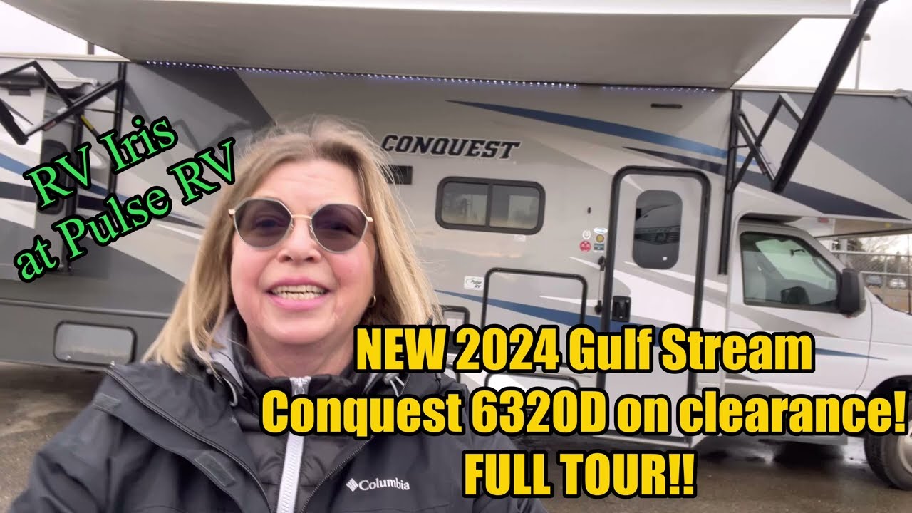 FULL TOUR - NEW 2024 Gulfstream Conquest 6320D Class C motorhome ready for family adventures!! 