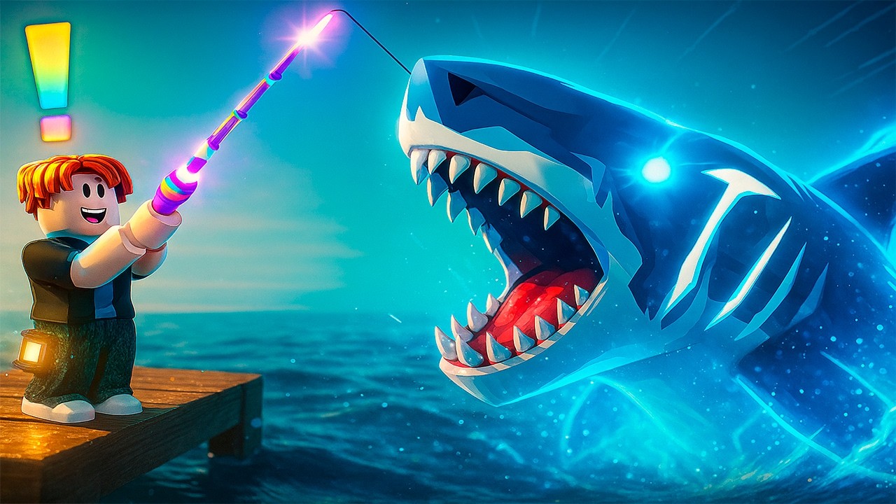 Словил всех акул?! Но что-то пошло не так... Roblox Fisch