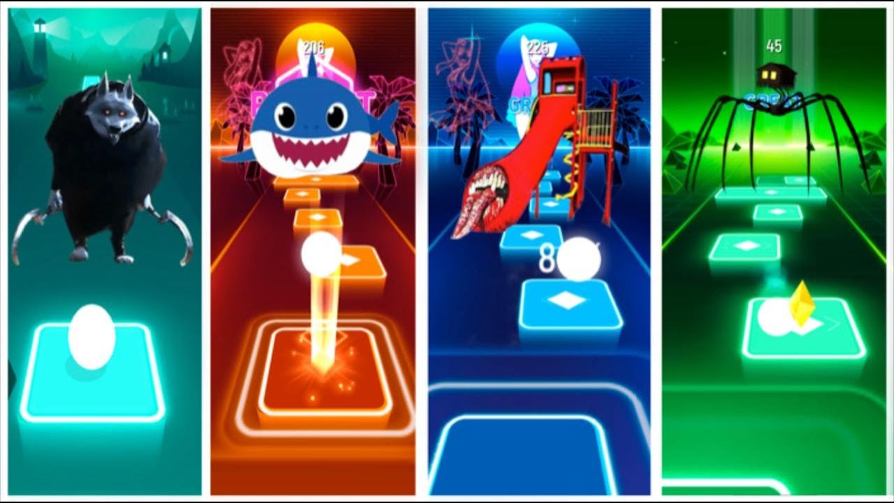 Wolfo 🆚 Baby Shark 🆚Extra Slide 🆚 House Head / Who is Best?