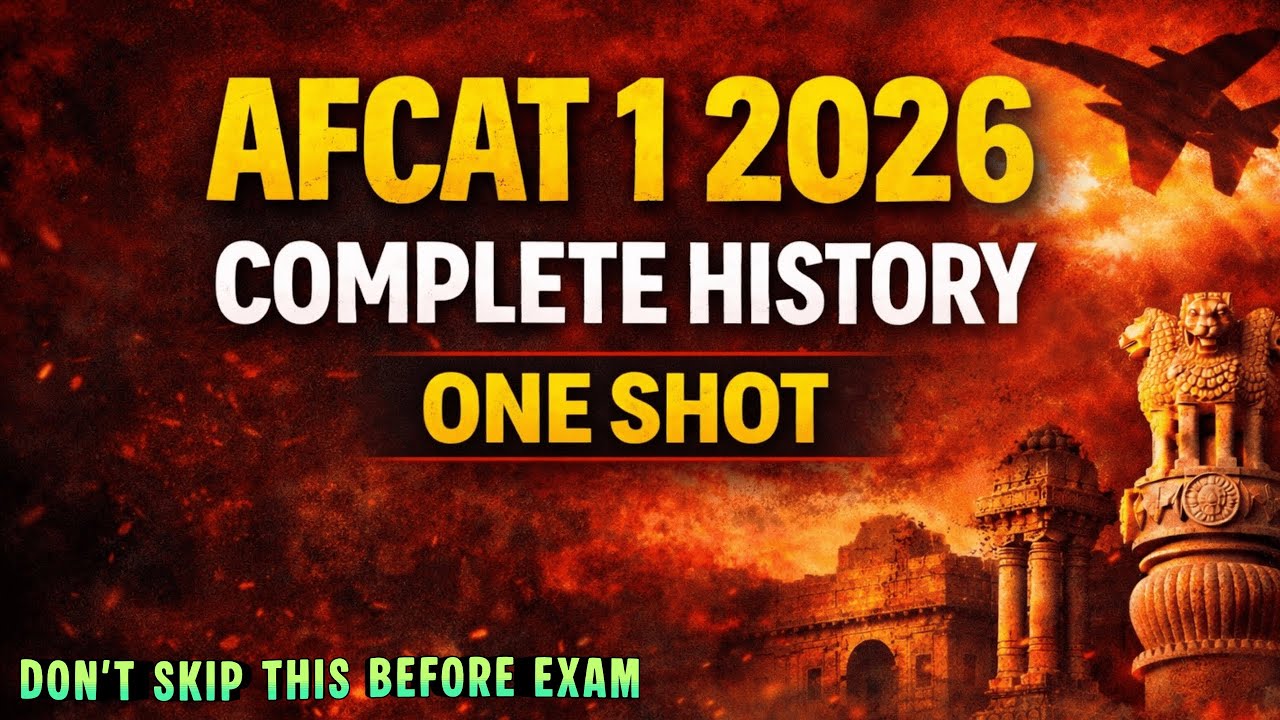 AFCAT 1 2026 History One Shot | This Video Can Save Your Marks ⚠️