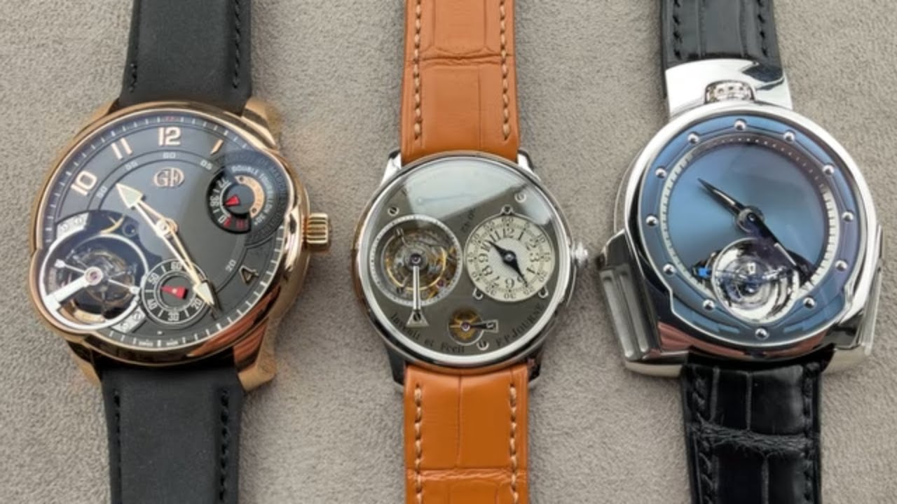 Ф.П. Сравнение часов Journe, Greubel Forsey, De Bethune Tourbillon