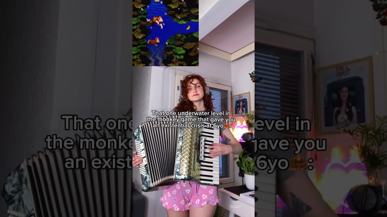 Aquatic Ambiance from Donkey Kong Country [ accordion cover ] 