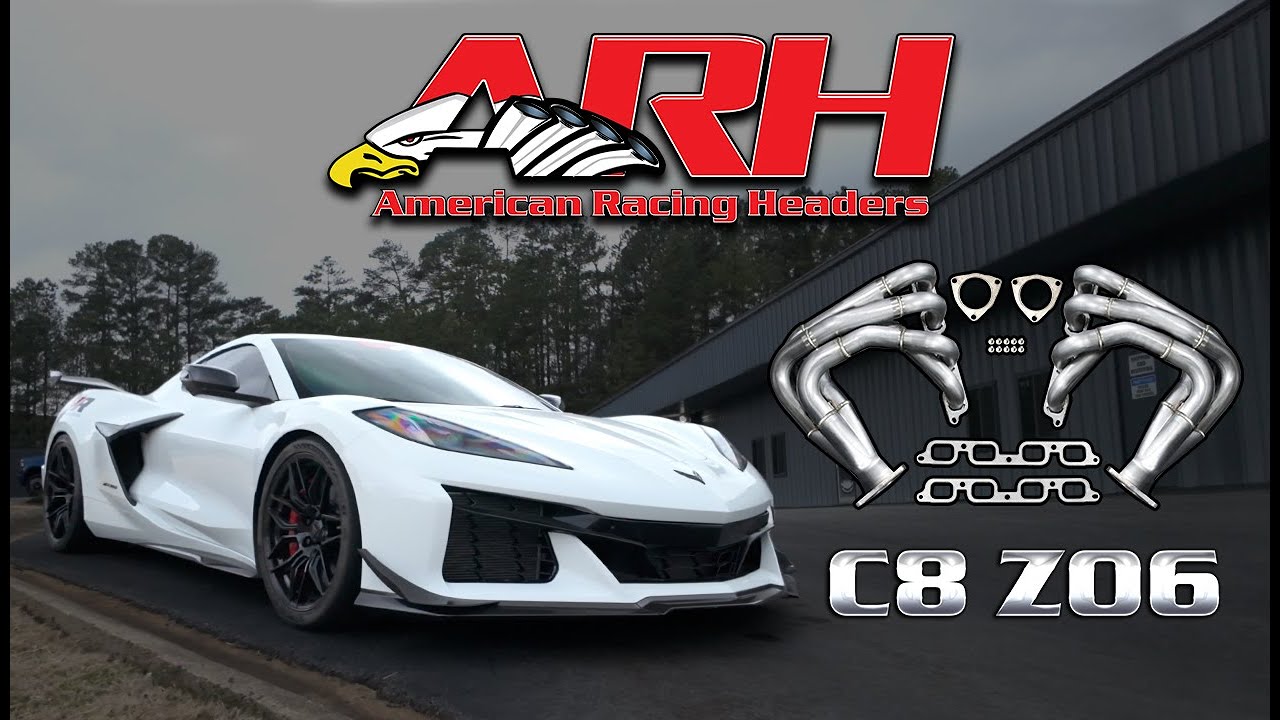C8 Z06 Corvette Headers from ARH BRING BIG POWER to Vengeance Racing's C8 Z06