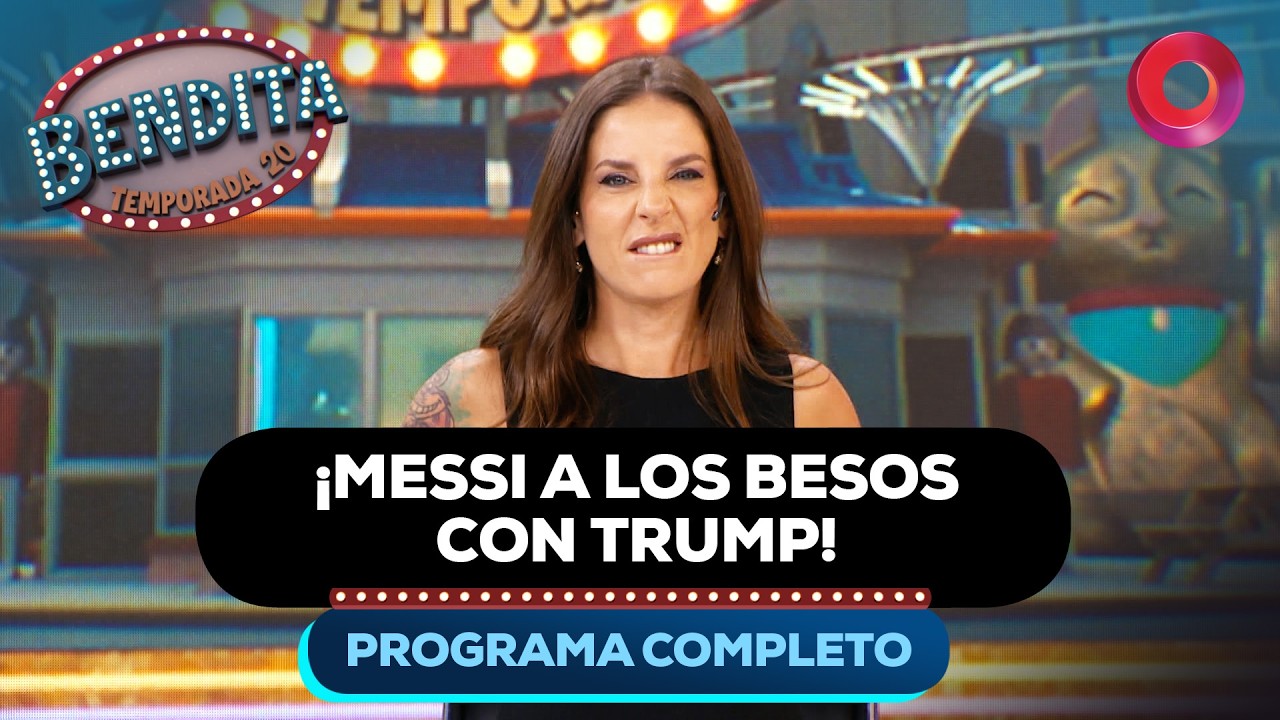 ¡Messi a los besos con Trump! | #Bendita Completo 09/03 - El nueve