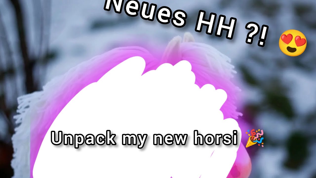 Auspackvideo von meinem neuem HH ?! 😍❤️ //kht._.francis// #hobbyhorseauspackvideo #hobbyhorse