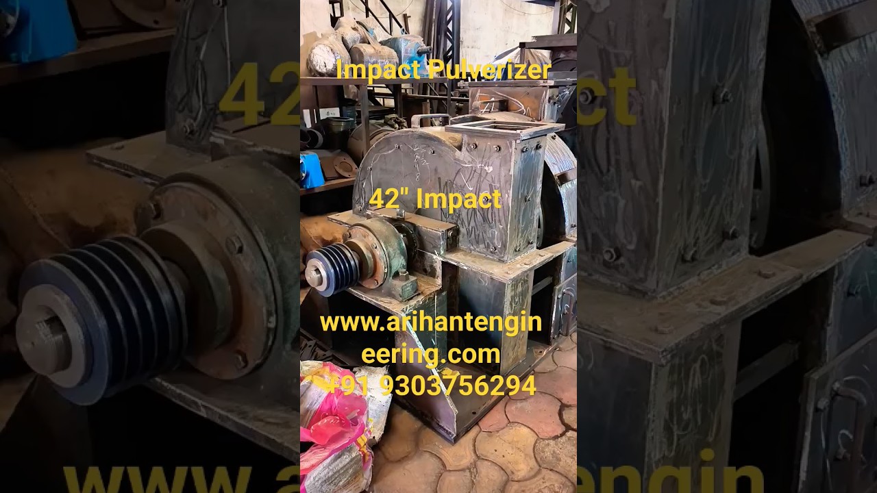 Impact Pulverizer Machine,Impact Mill, Hammer Mill, Crusher, Pulverizer, Heavy Duty Pulverizer,100hp